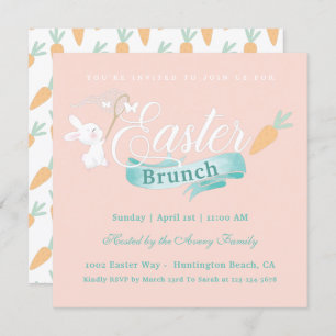 Elegant Simple Easter Brunch Invitation