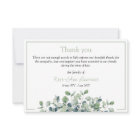 Elegant simple eucalyptus green sympathy funeral