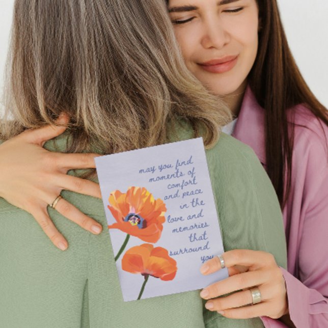 Elegant Simple Floral Sympathy Card (Creator Uploaded)