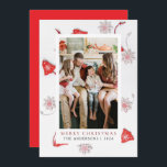 Elegant Simple Frame Christmas Family 1 Photo Holiday Card<br><div class="desc">Elegant Simple Frame Christmas Family 1 Photo</div>