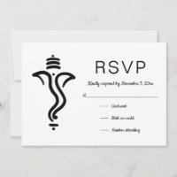 Elegant Simple Ganesh | Indian God RSVP