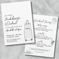 Elegant Simple Girls Trip Bachelorette Party