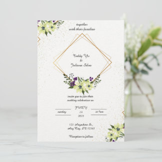 Elegant simple invitation 