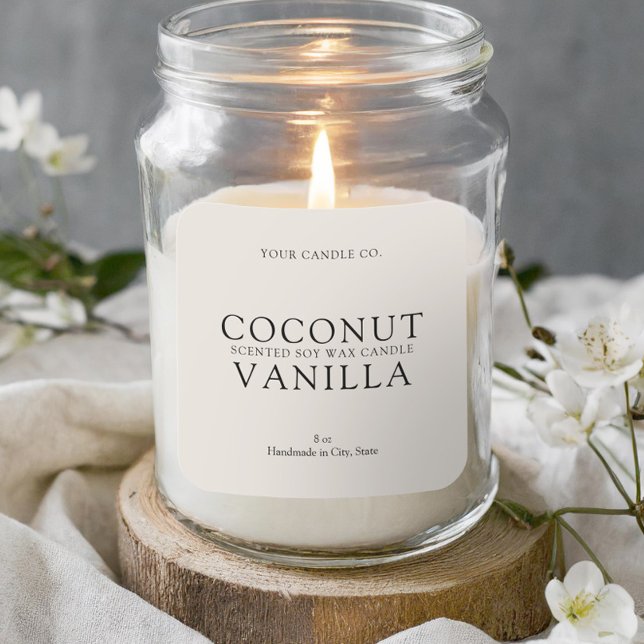 Elegant Simple Minimal Candle Label (Creator Uploaded)