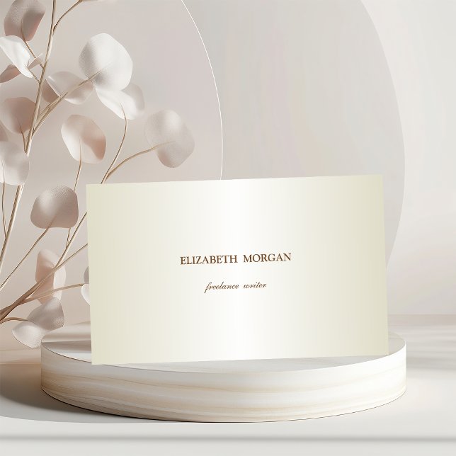 Elegant Simple, Minimalist Business Card (Creator Uploaded)