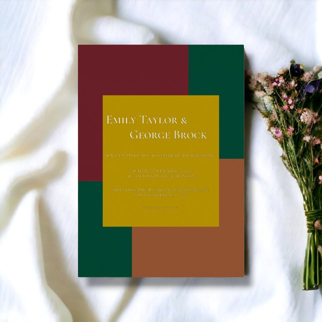 Elegant Simple Minimalist Colourful Modern Wedding (Creator Uploaded)