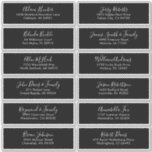 Elegant Simple Minimalist Modern Address Label<br><div class="desc">Easy to personalise,  names and addresses / individual wedding shipping address label stickers for guests.</div>
