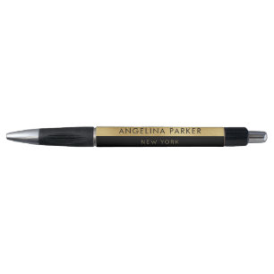 Elegant Simple Modern Chic Gold And Black