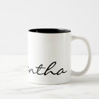 elegant simple modern chic trendy monogram black