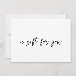 Elegant Simple Modern Gift Certificate