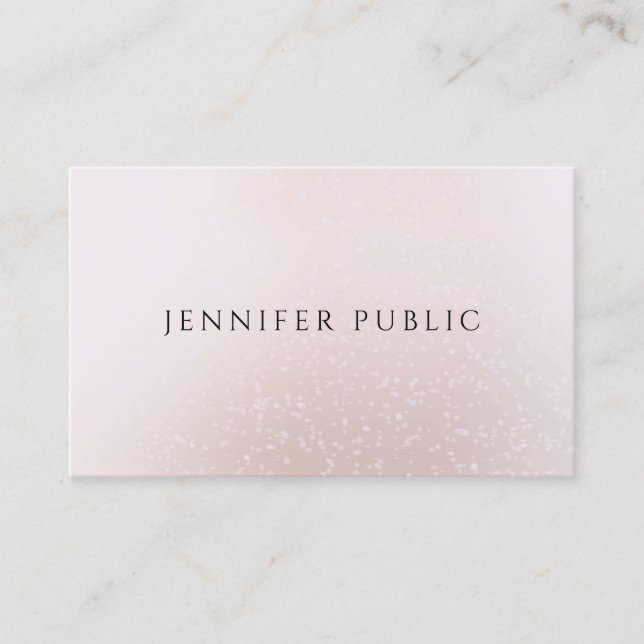 Elegant Simple Modern Professional Trendy Template Business Card (Front)