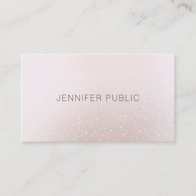 Elegant Simple Modern Professional Trendy Template Business Card (Front)