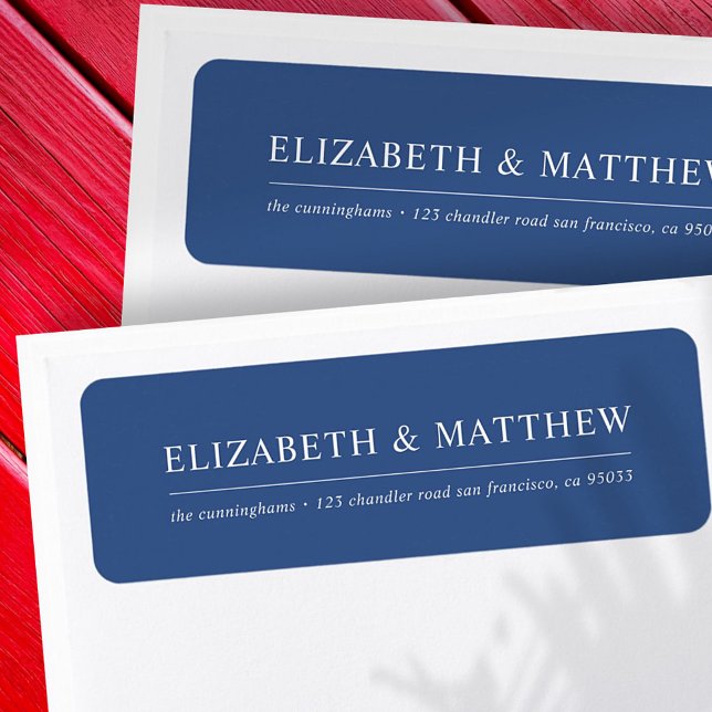 Elegant Simple Modern Return Address Label (Creator Uploaded)