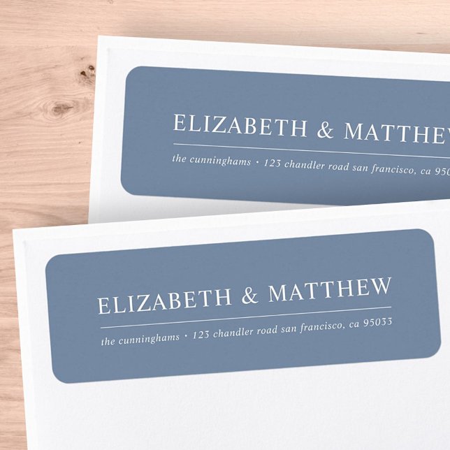 Elegant Simple Modern Return Address Label (Creator Uploaded)