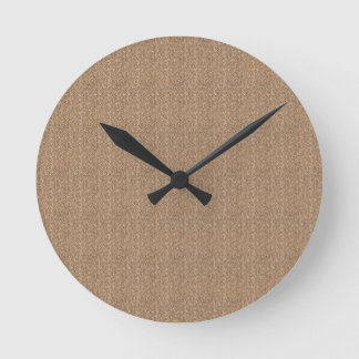 Elegant simple natural bamboo fibre Round Clock