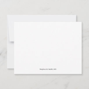 Elegant Simple Personalised Note Cards