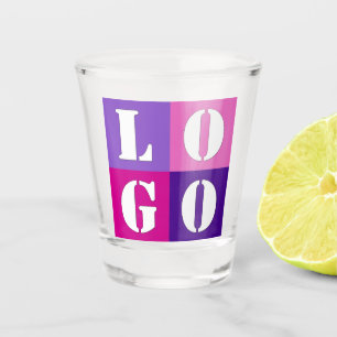 Elegant Simple Personalised Wedding Custom Idea  Shot Glass