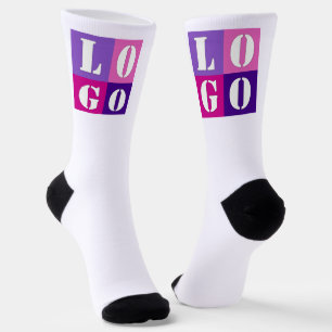 Elegant Simple Personalised Wedding Custom Idea Socks