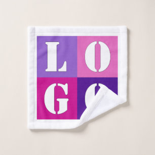 Elegant Simple Personalised Wedding Custom Idea  Wash Cloth