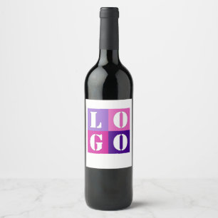 Elegant Simple Personalised Wedding Custom Idea Wine Label