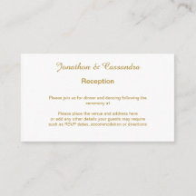 ELEGANT & SIMPLE PINK STRIPE GOLD ENCLOSURE CARD