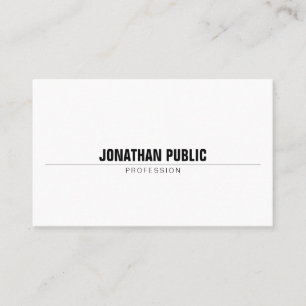 Elegant Simple Professional Modern Minimalist Luxe Business Card