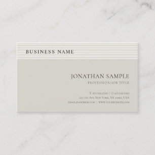 Elegant Simple Professional Modern Template Business Card