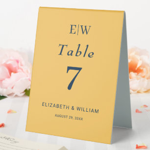 Elegant Simple Ray Flower with Monogram Wedding