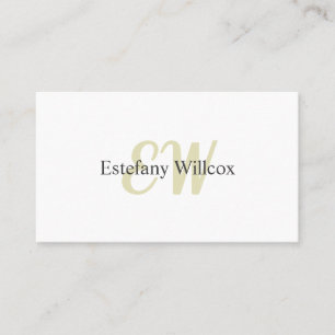 Elegant Simple Target Professional Minimum Business Card