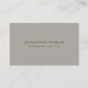 Elegant Simple Template Trendy Minimalist Modern Business Card