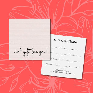 Elegant  Simple Texture Rose Beauty Salon