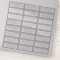 Elegant simple transparent return address label