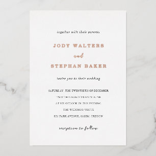Elegant Simple Wedding