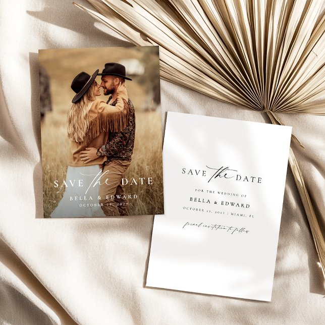 Elegant Simple Wedding Save The Date (Creator Uploaded)