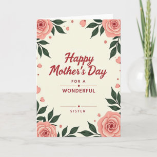 Elegant Sister Affection Card