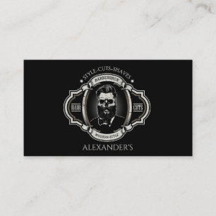 Elegant Skull Personalise  Business Card
