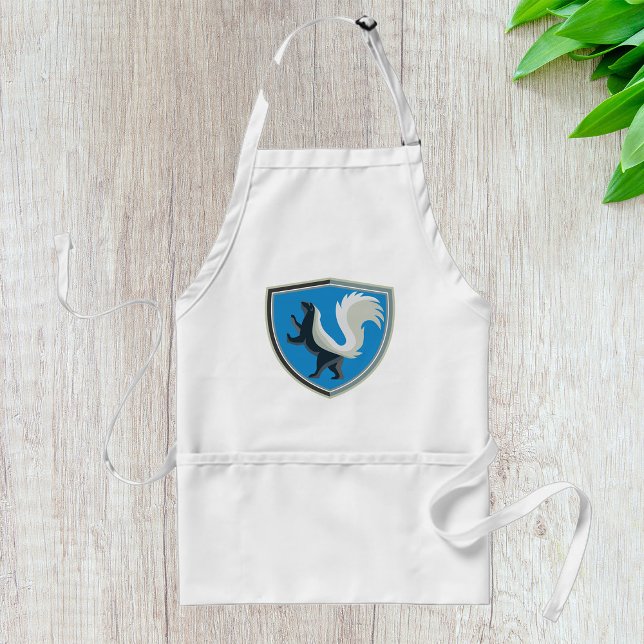 Elegant Skunk Emblem Wildlife Inspired Crest  Standard Apron (Creator Uploaded)