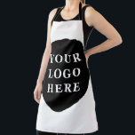 Elegant & Sleek Black QR Code Apron<br><div class="desc">This design is accessible to all. Feel free to customise the logo,  images,  tStylish Black QR Code Design | Elegant Brandext,  and colours according to your preferences. Thank you very much.</div>
