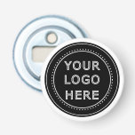 Elegant & Sleek Black QR Code Bottle Opener<br><div class="desc">This design is accessible to all. Feel free to customise the logo,  images,  tStylish Black QR Code Design | Elegant Brandext,  and colours according to your preferences. Thank you very much.</div>