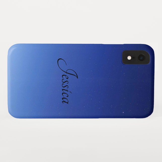 Elegant & Sleek Black QR Code Case-Mate iPhone Case (Back (Horizontal))