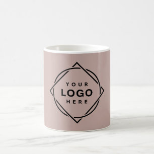 Elegant & Sleek Black QR Code Coffee Mug