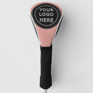 Elegant & Sleek Black QR Code Golf Head Cover