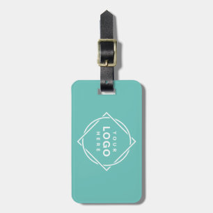 Elegant & Sleek Black QR Code Luggage Tag