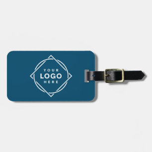 Elegant & Sleek Black QR Code Luggage Tag