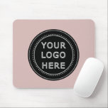 Elegant & Sleek Black QR Code Mouse Pad<br><div class="desc">This design is accessible to all. Feel free to customise the logo,  images,  tStylish Black QR Code Design | Elegant Brandext,  and colours according to your preferences. Thank you very much.</div>