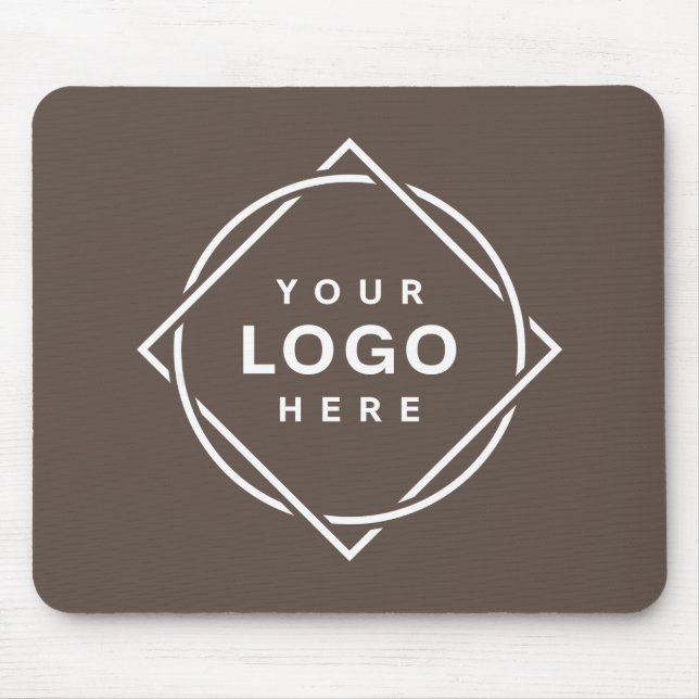 Elegant & Sleek Black QR Code Mouse Pad (Front)