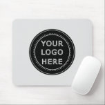 Elegant & Sleek Black QR Code Mouse Pad<br><div class="desc">This design is accessible to all. Feel free to customise the logo,  images,  tStylish Black QR Code Design | Elegant Brandext,  and colours according to your preferences. Thank you very much.</div>