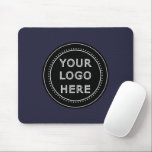 Elegant & Sleek Black QR Code Mouse Pad<br><div class="desc">This design is accessible to all. Feel free to customise the logo, images, tStylish Black QR Code Design | Elegant Brandext, and colours according to your preferences. Thank you very much.</div>