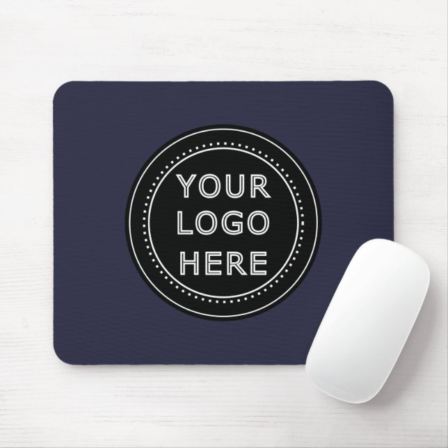 Elegant & Sleek Black QR Code Mouse Pad (With Mouse)