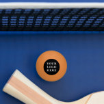 Elegant & Sleek Black QR Code Ping Pong Ball<br><div class="desc">This design is accessible to all. Feel free to customise the logo,  images,  tStylish Black QR Code Design | Elegant Brandext,  and colours according to your preferences. Thank you very much.</div>